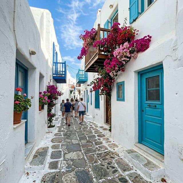 Chasing Sunsets in Mykonos: An AI-Planned Adventure